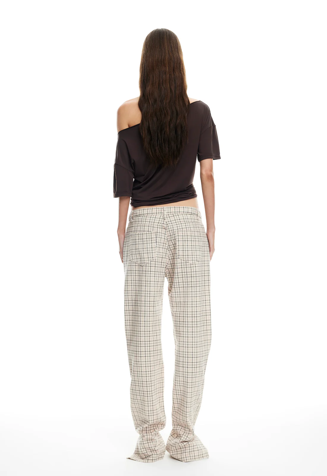 ALABAMA JEANS - ALMOND PLAID - Image 5