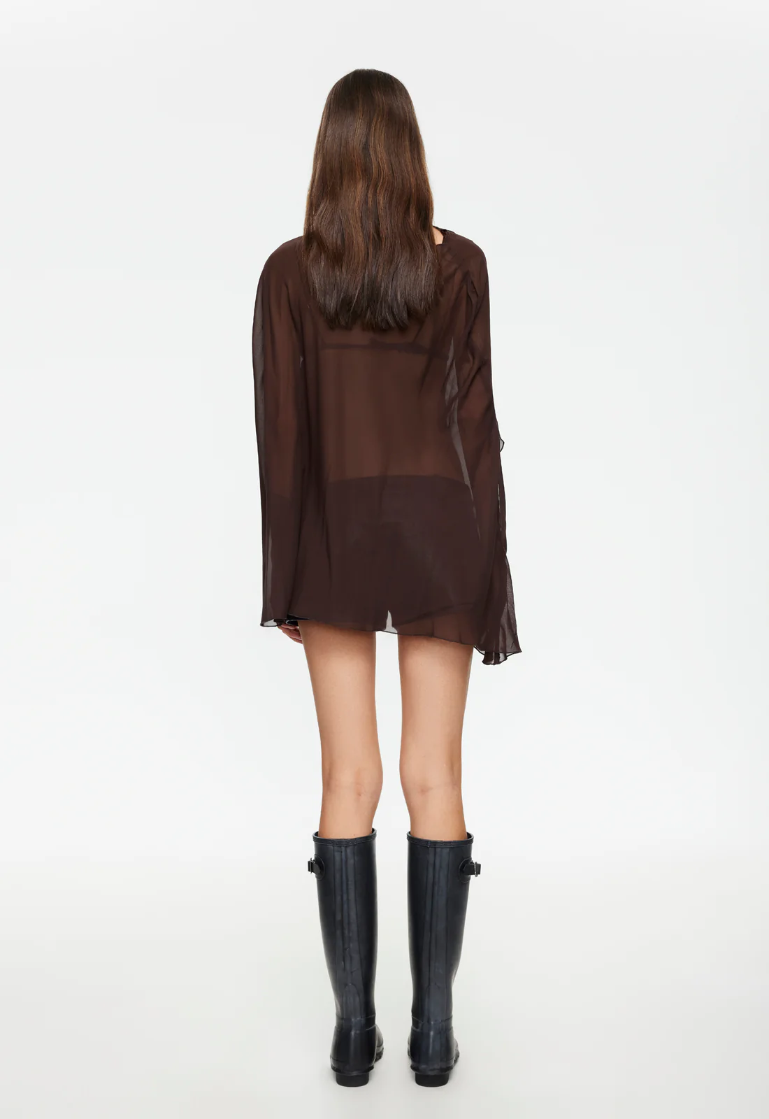 AURA PONCHO - CHOCOLATE - Image 4
