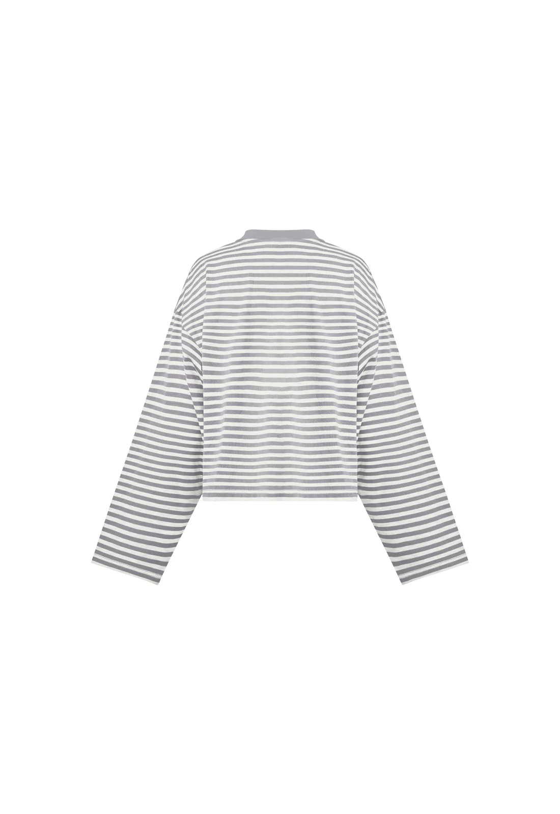 BLOOM LONG SLEEVE - ASH STRIPE - Image 7