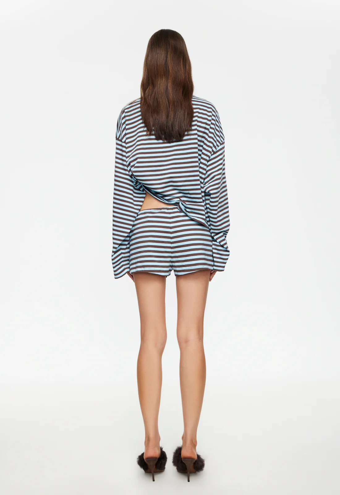 BLOOM LONG SLEEVE - CHOCOLATE SEA STRIPE - Image 5
