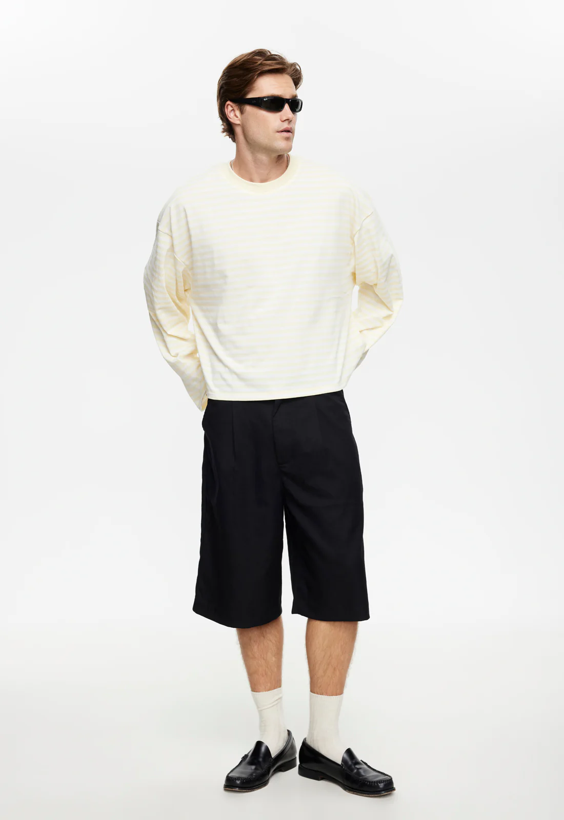 BLOOM LONG SLEEVE - LEMON STRIPE - Image 2