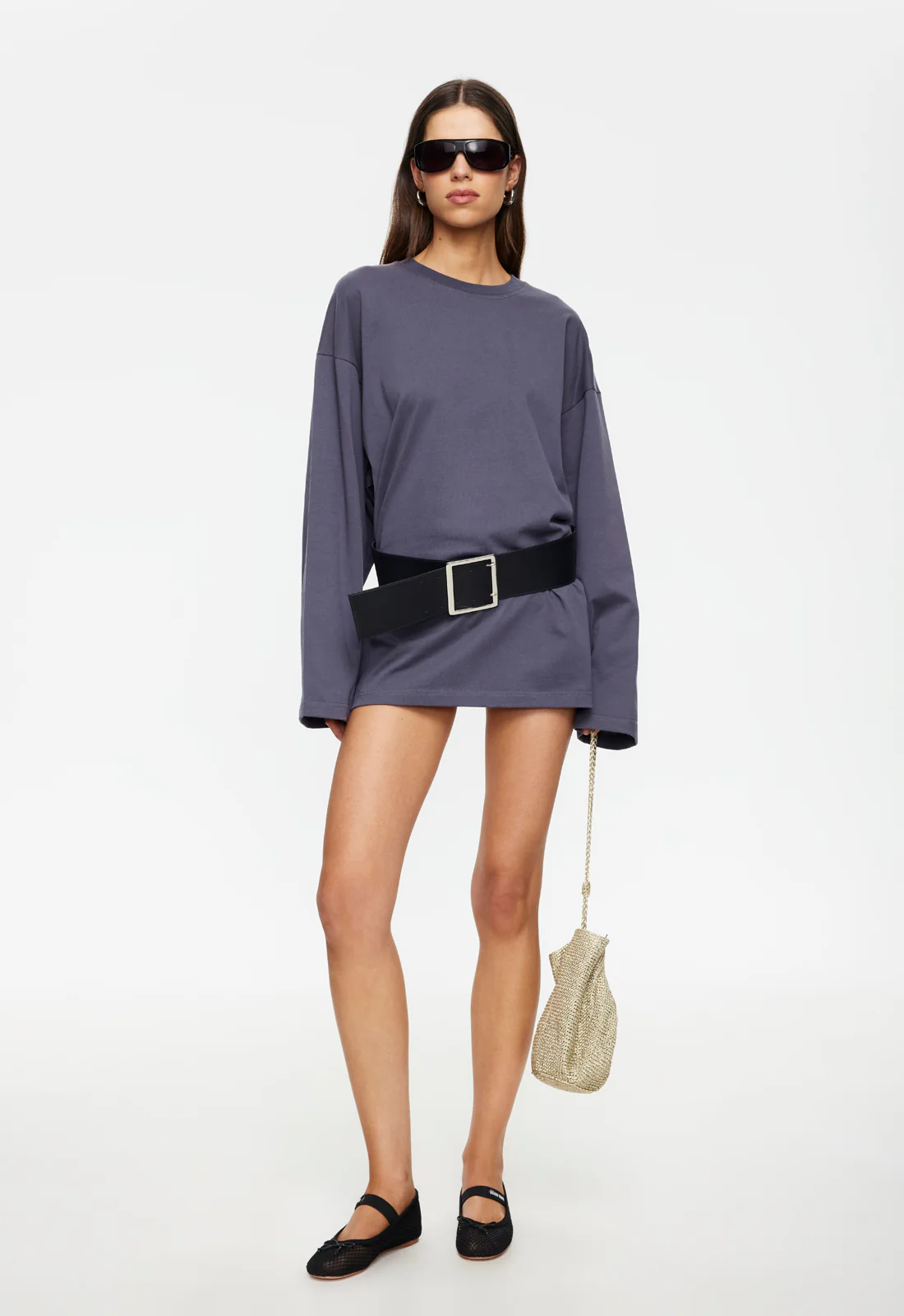 BLOOM MINI DRESS - MIDNIGHT