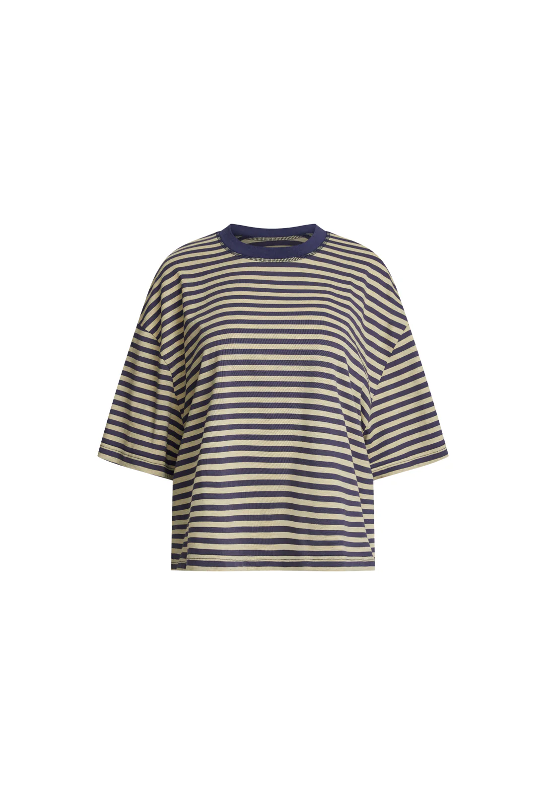 BLOOM SHORT SLEEVE - BEIGE STRIPE - Image 7