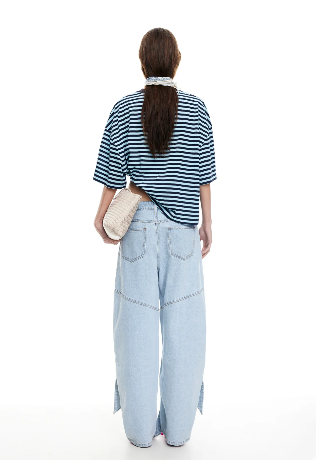 BLOOM SHORT SLEEVE - NAVY SEA STRIPE - Image 5