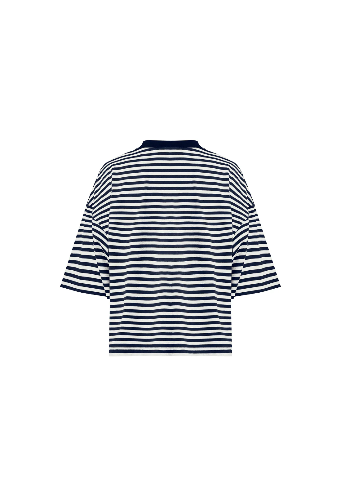 BLOOM SHORT SLEEVE - WHITE NAVY STRIPE - Image 7