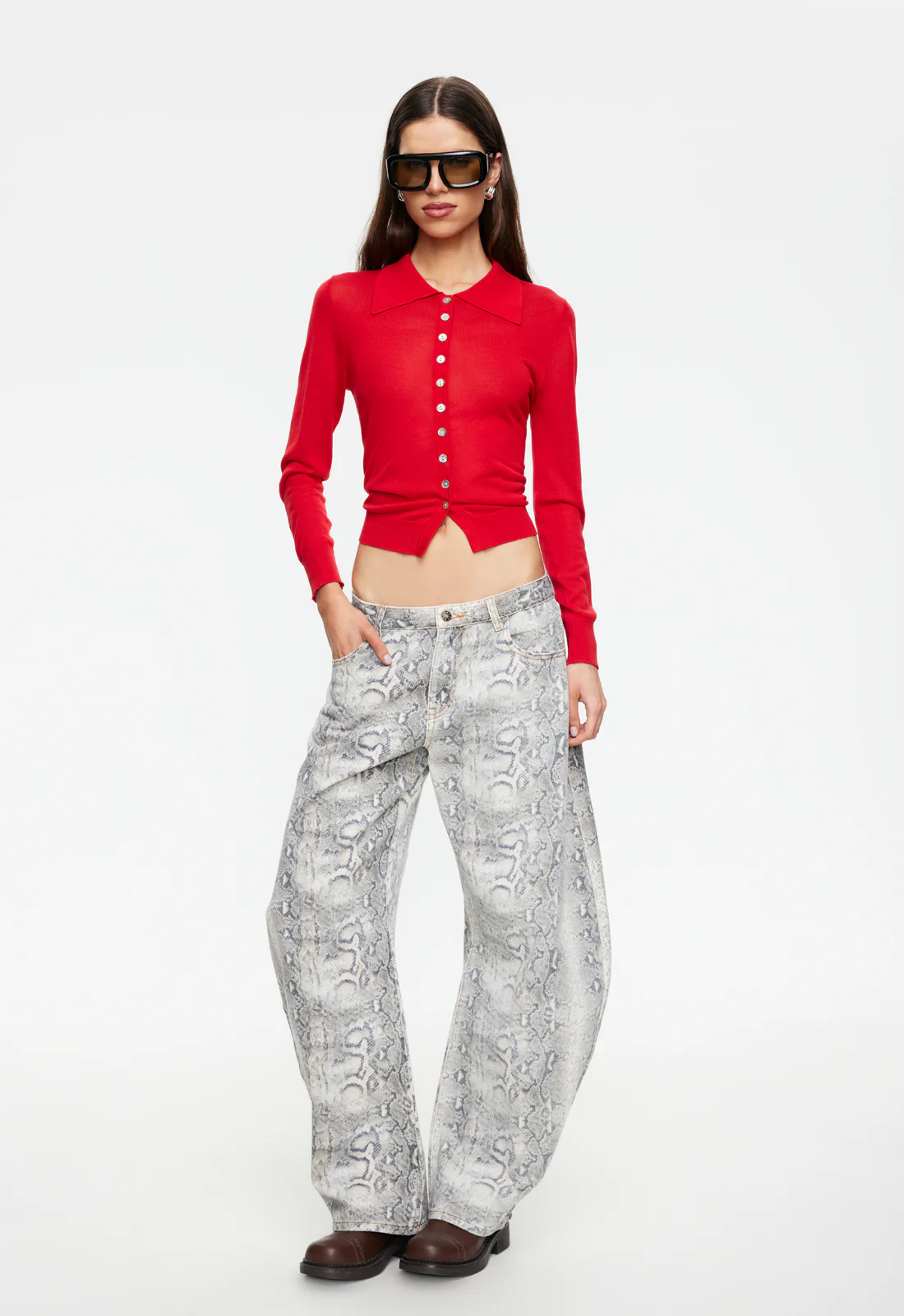 CHALET LONG SLEEVE - CRIMSON