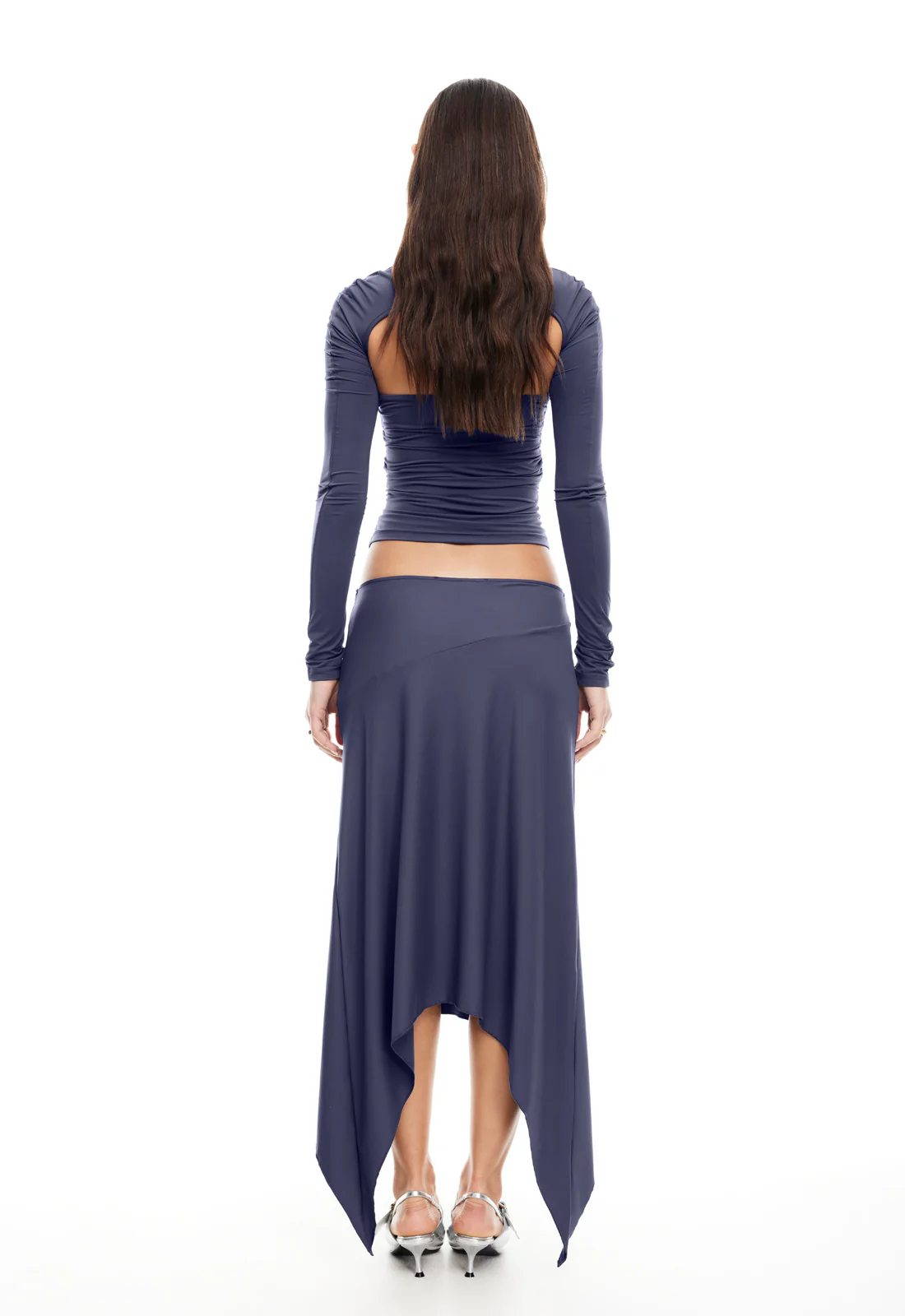 CHERIE MIDI SKIRT - MINERAL - Image 6