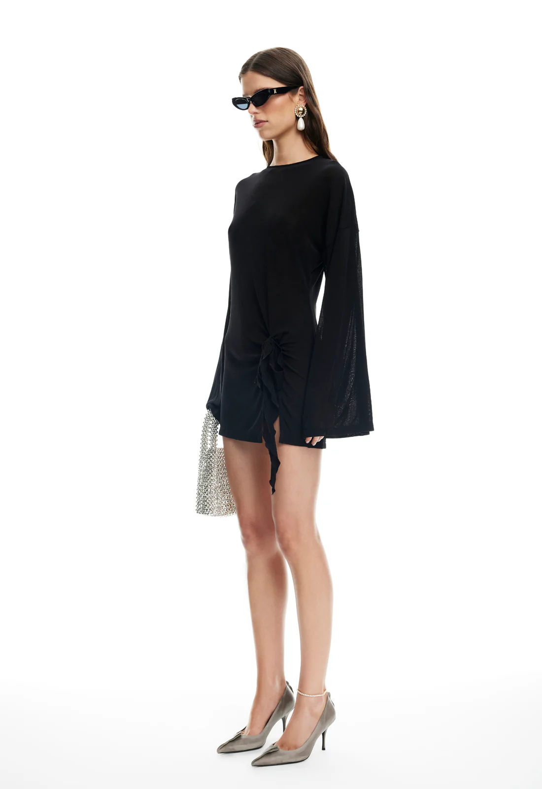 COSMIC MINI DRESS - OBSIDIAN - Image 3