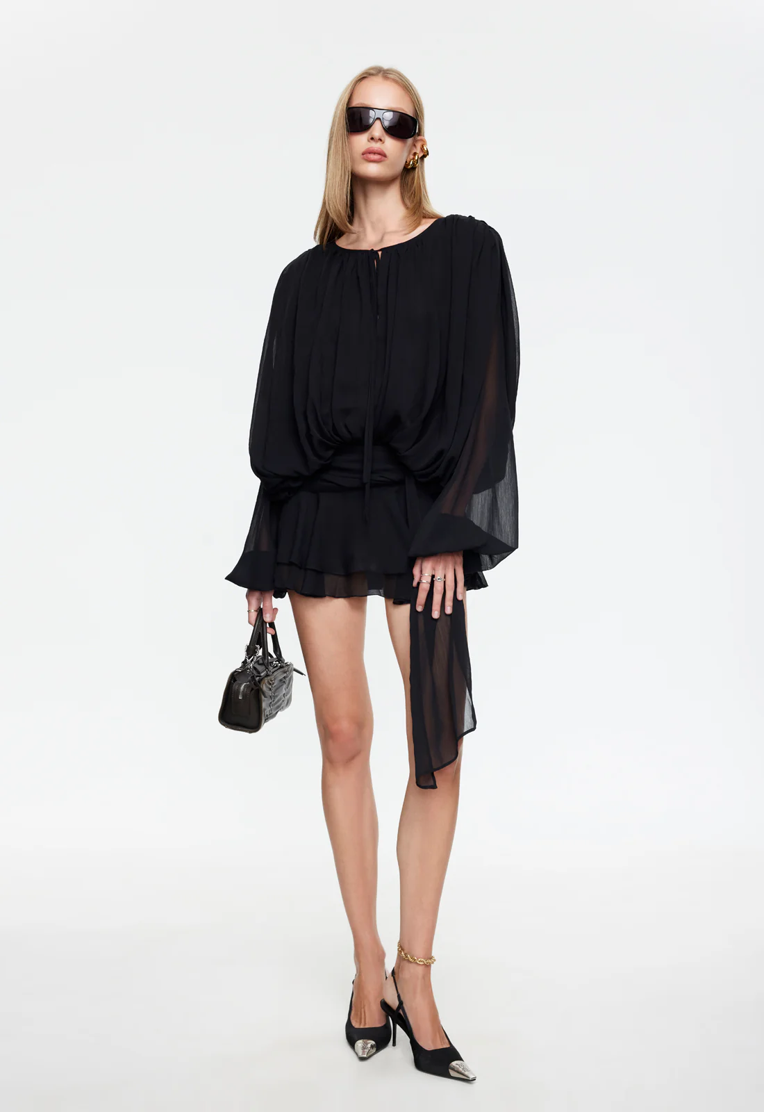 ELEMENTS MINI DRESS - NOIR - Image 2
