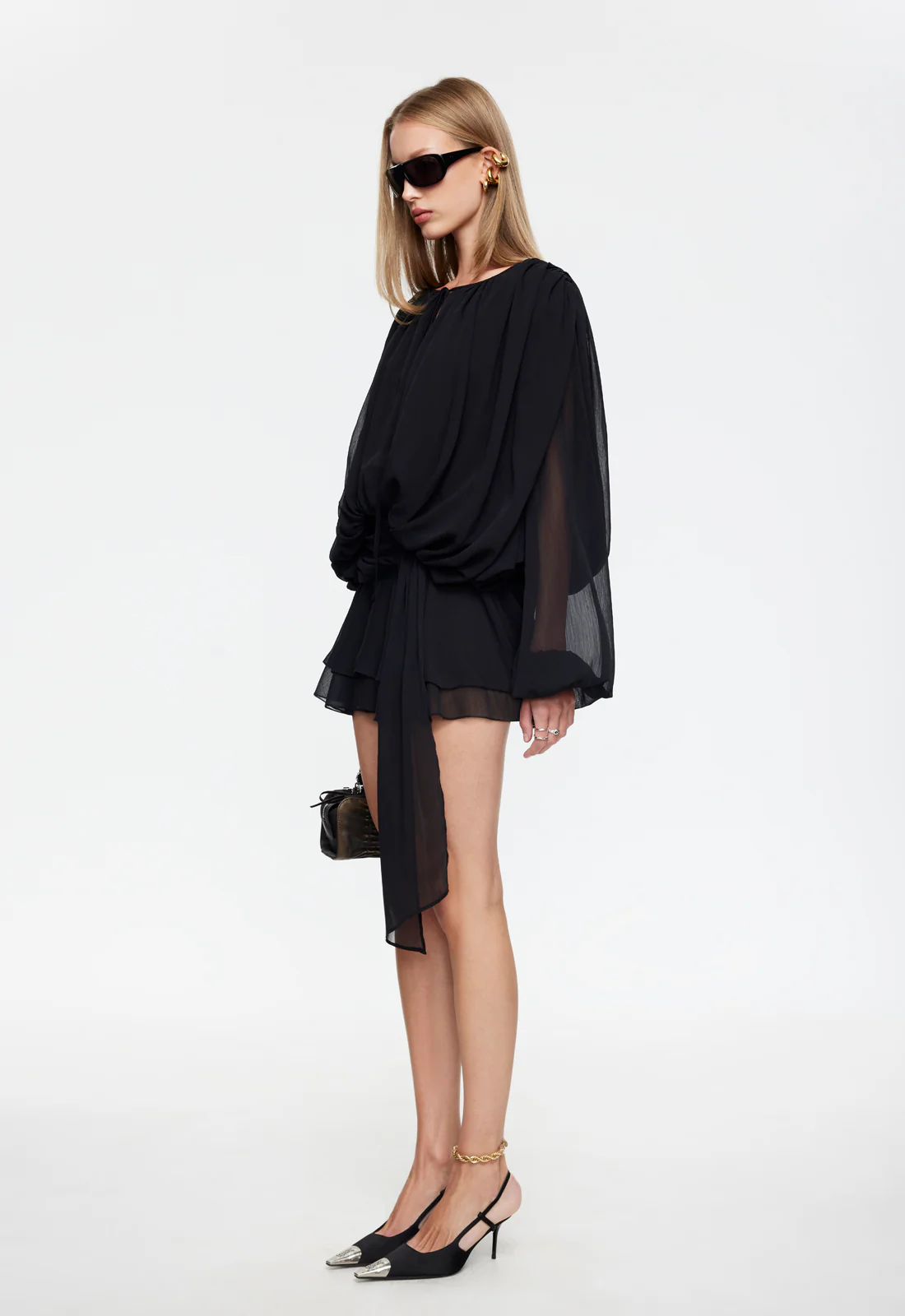 ELEMENTS MINI DRESS - NOIR - Image 3