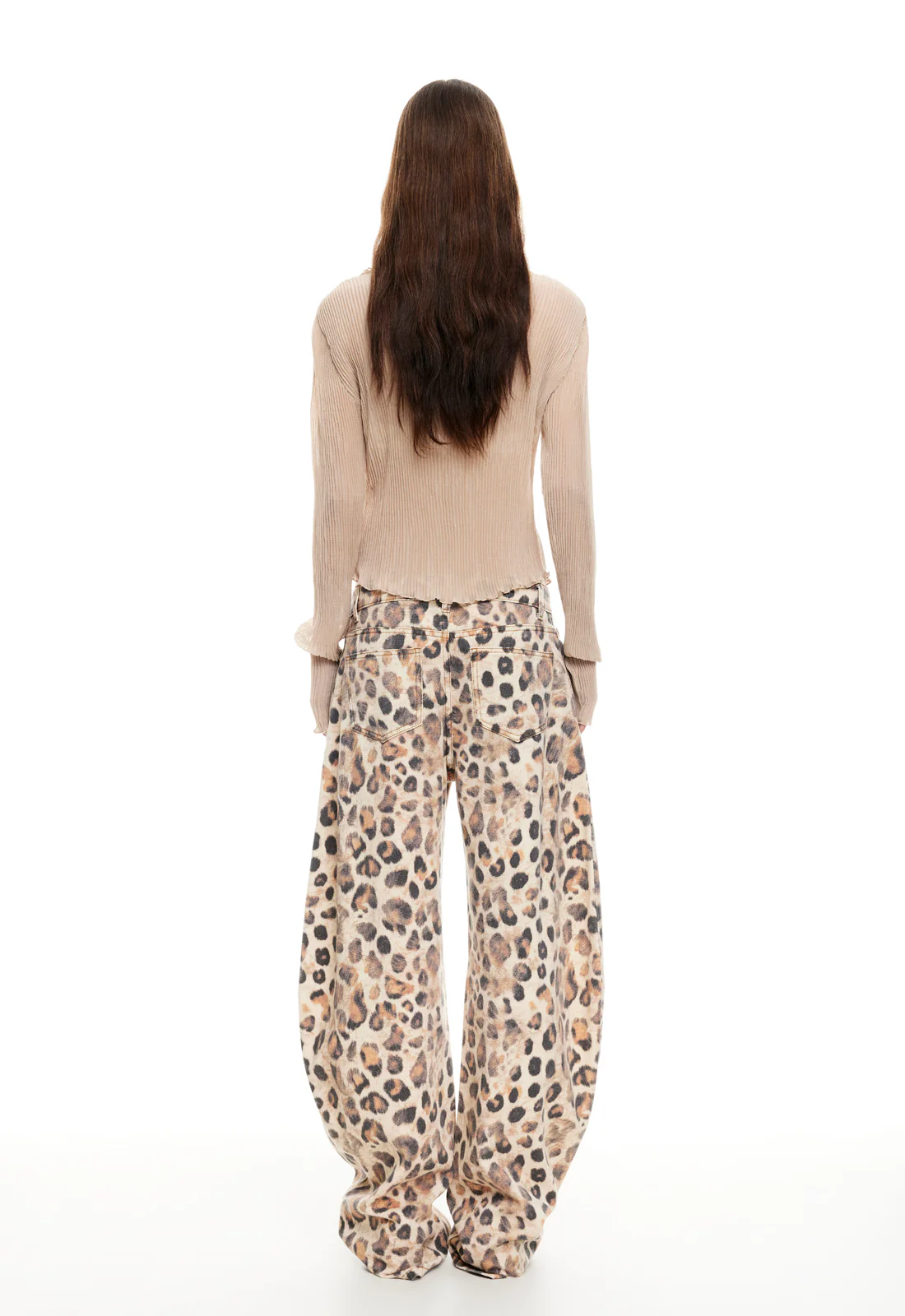 FORD LONG SLEEVE TOP - BEIGE - Image 6