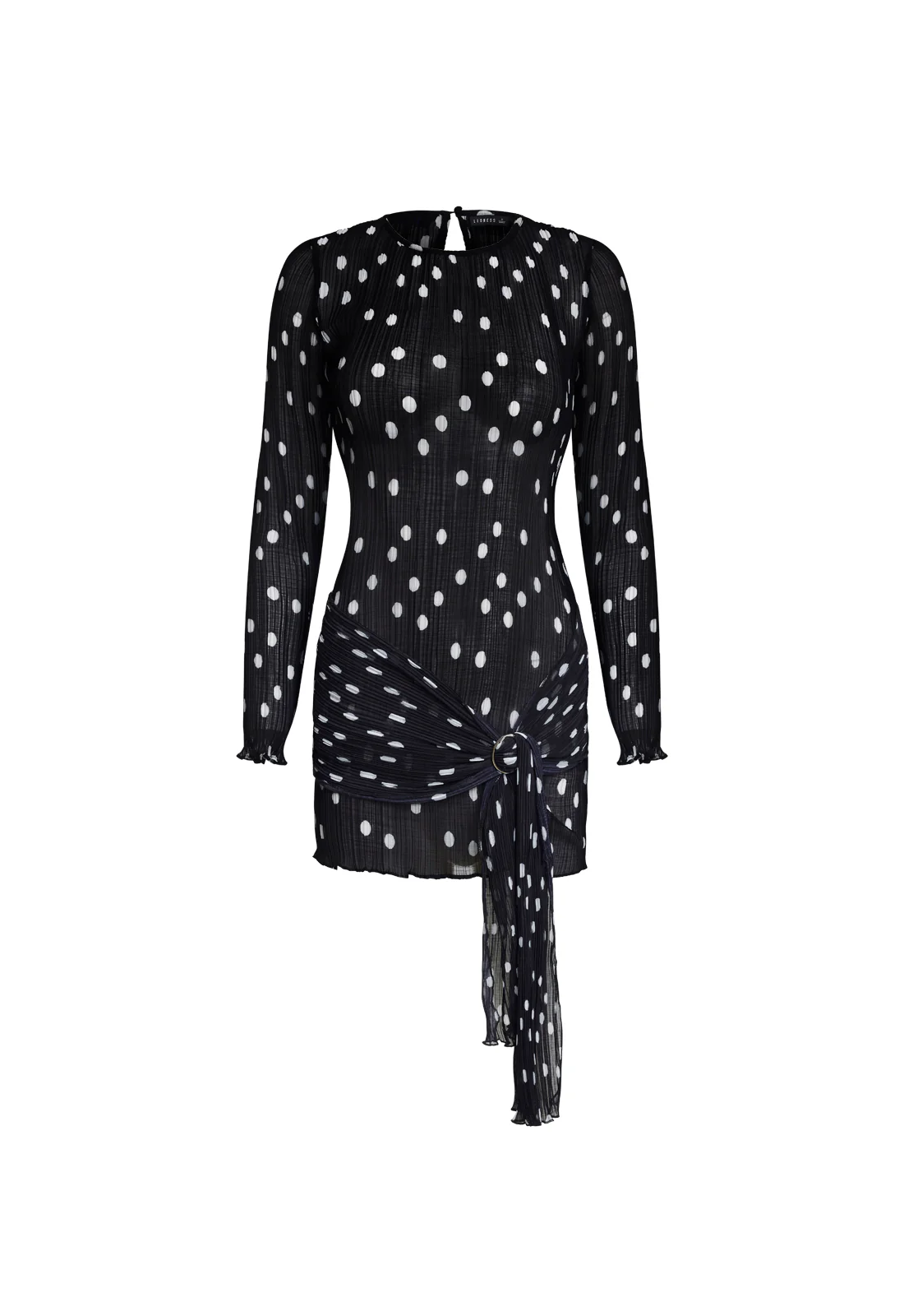 FORD MINI DRESS - NOIR POLKA - Image 2
