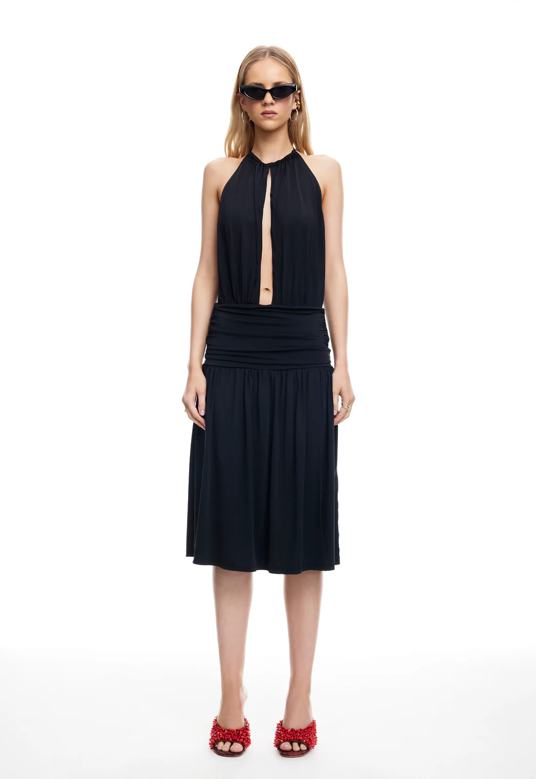 HAZE MIDI DRESS - NOIR - Image 5