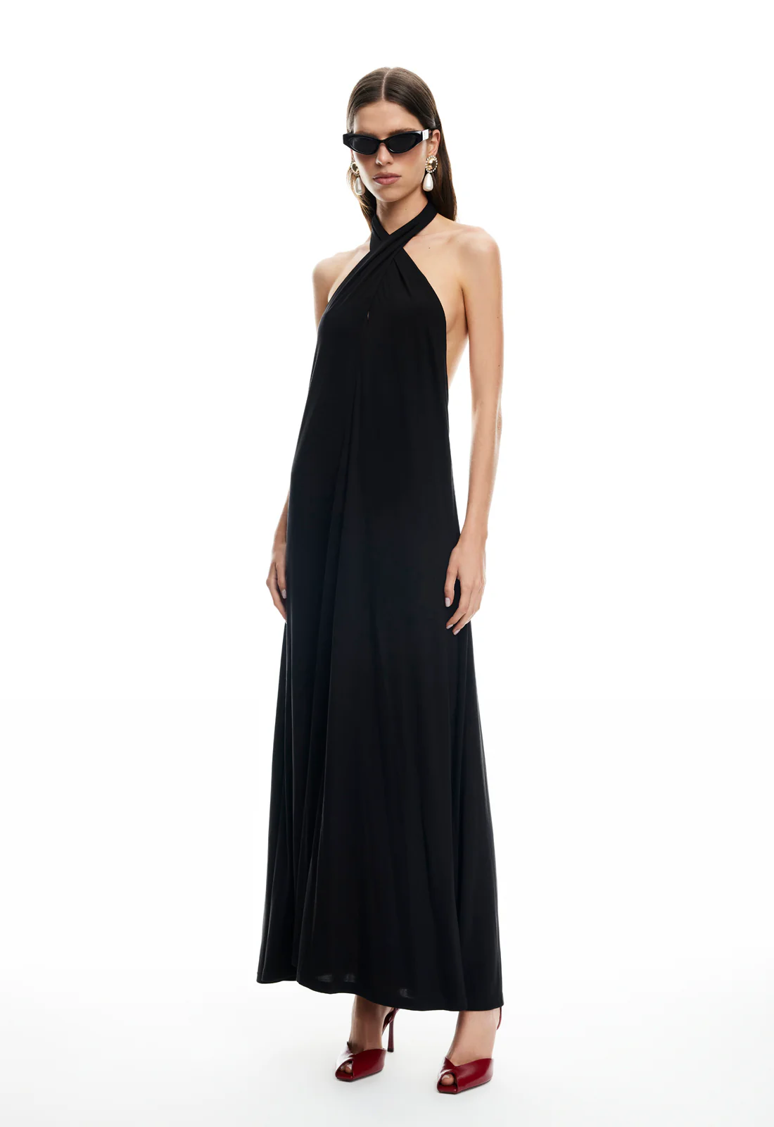 HEAVENLY MAXI DRESS - OBSIDIAN