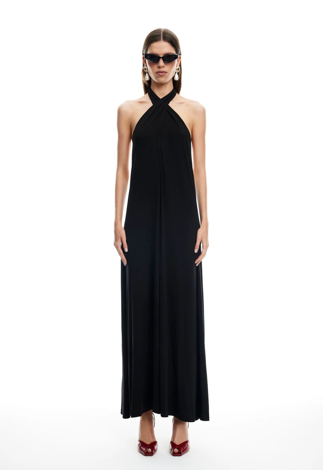 HEAVENLY MAXI DRESS - OBSIDIAN - Image 3