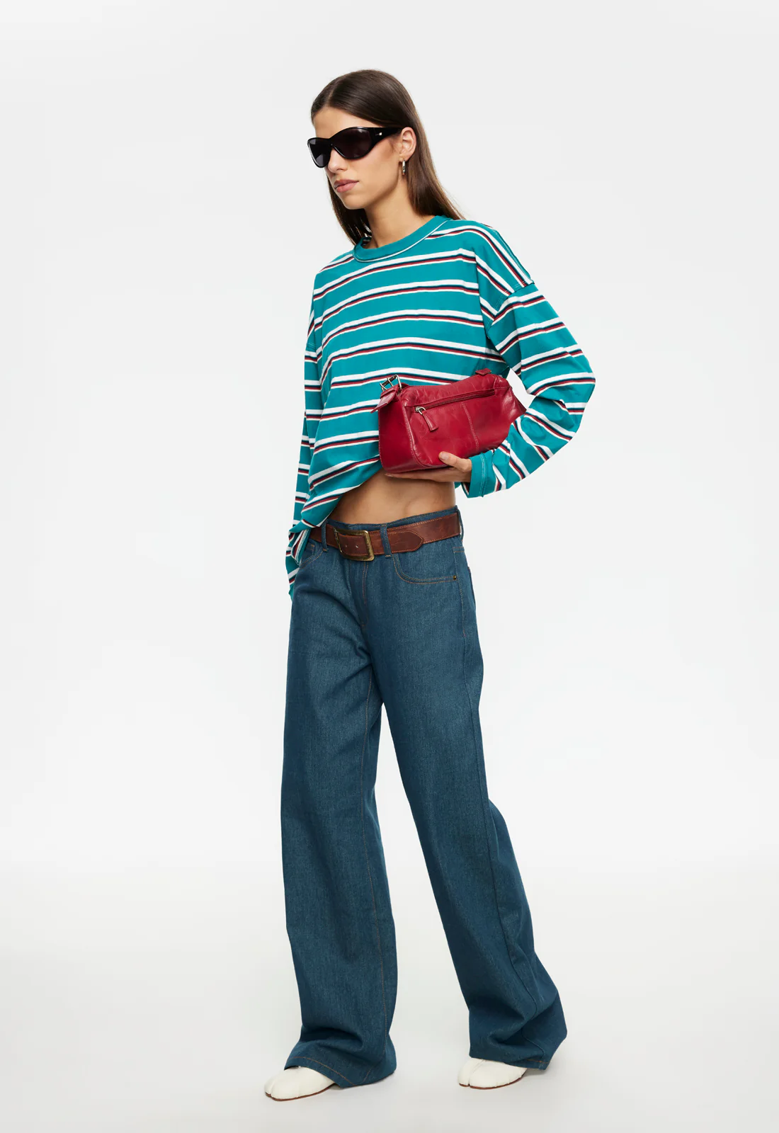 HORIZON LONG SLEEVE - FOREST STRIPE - Image 3