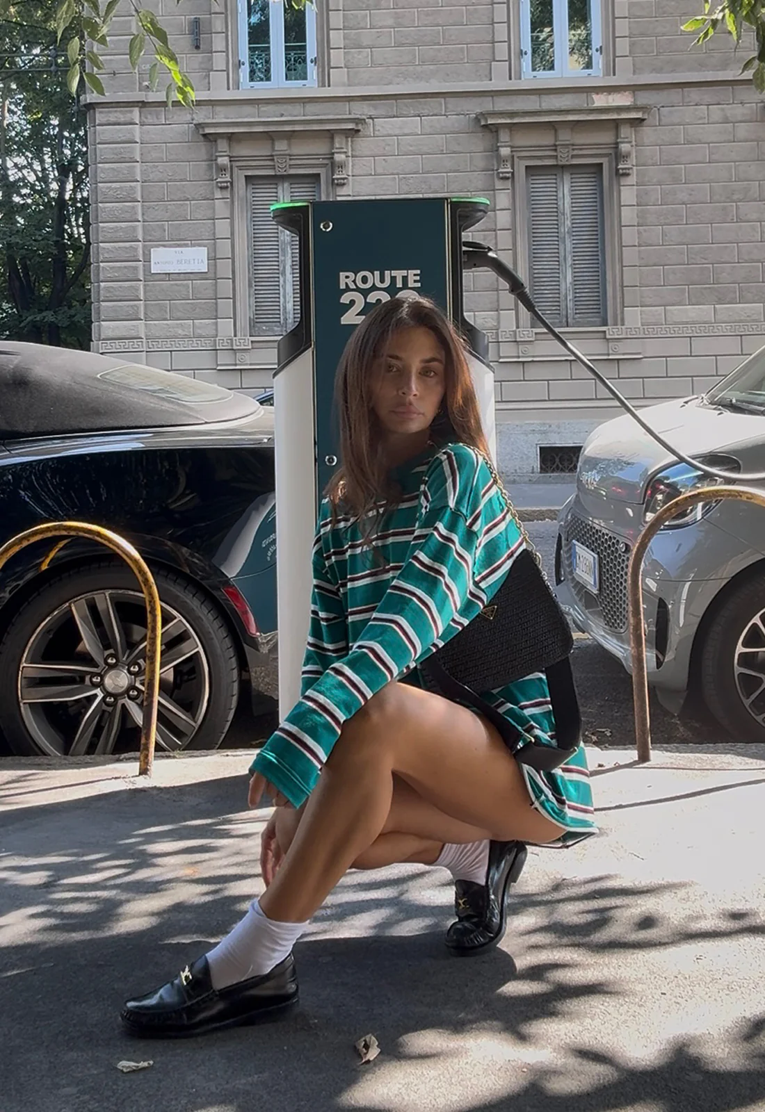 HORIZON LONG SLEEVE - FOREST STRIPE - Image 4