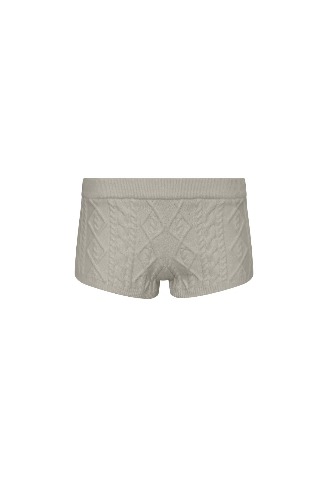 HOUSEWIFE KNIT SHORT - ASH CABLE - Image 5