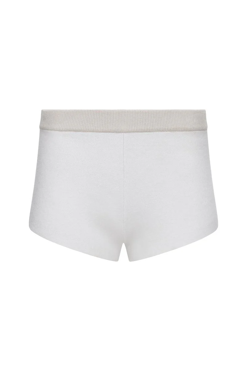 HOUSEWIFE KNIT SHORT - HEATHER GREY - Image 5