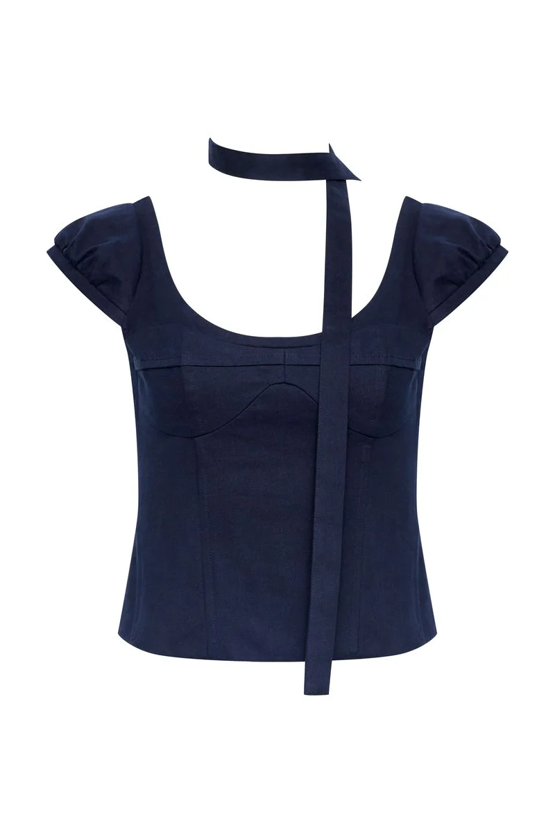 INIZIO CORSET - NAVY - Image 5