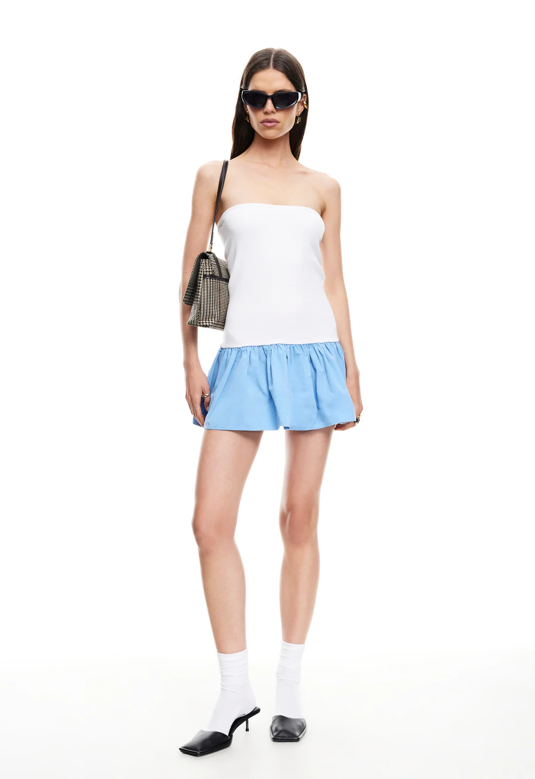 IT GIRL MINI DRESS - SKY - Image 2