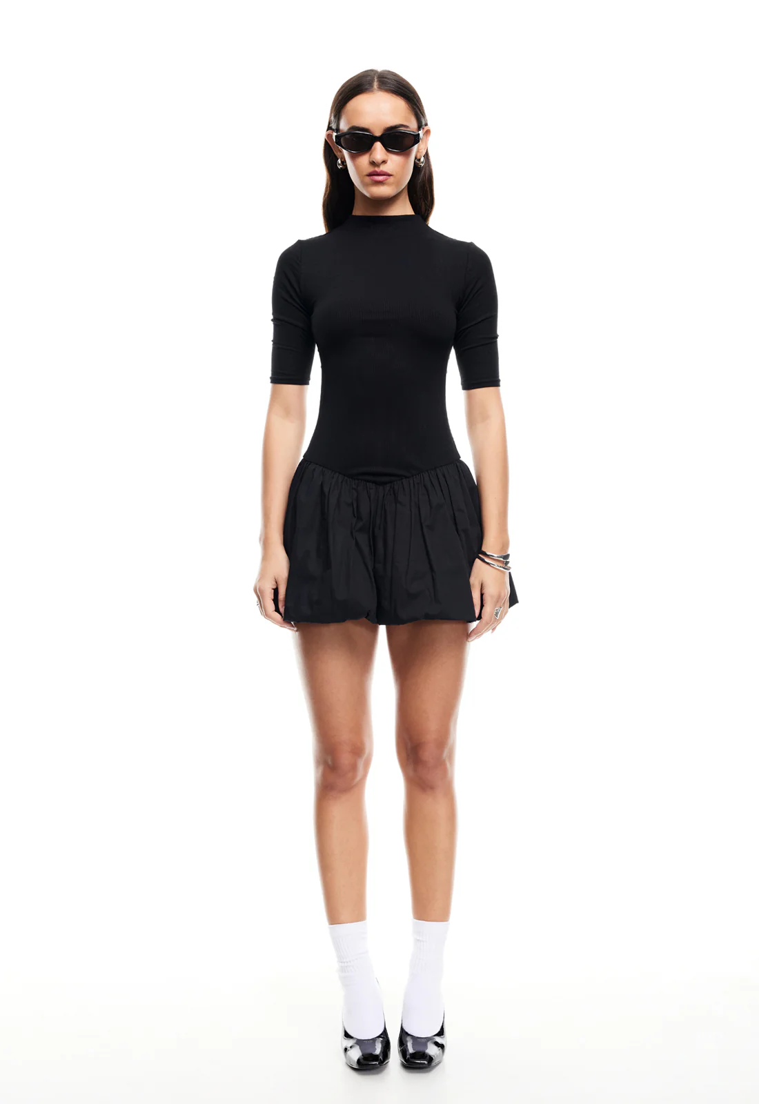 JULIETTE MINI DRESS - ONYX - Image 3