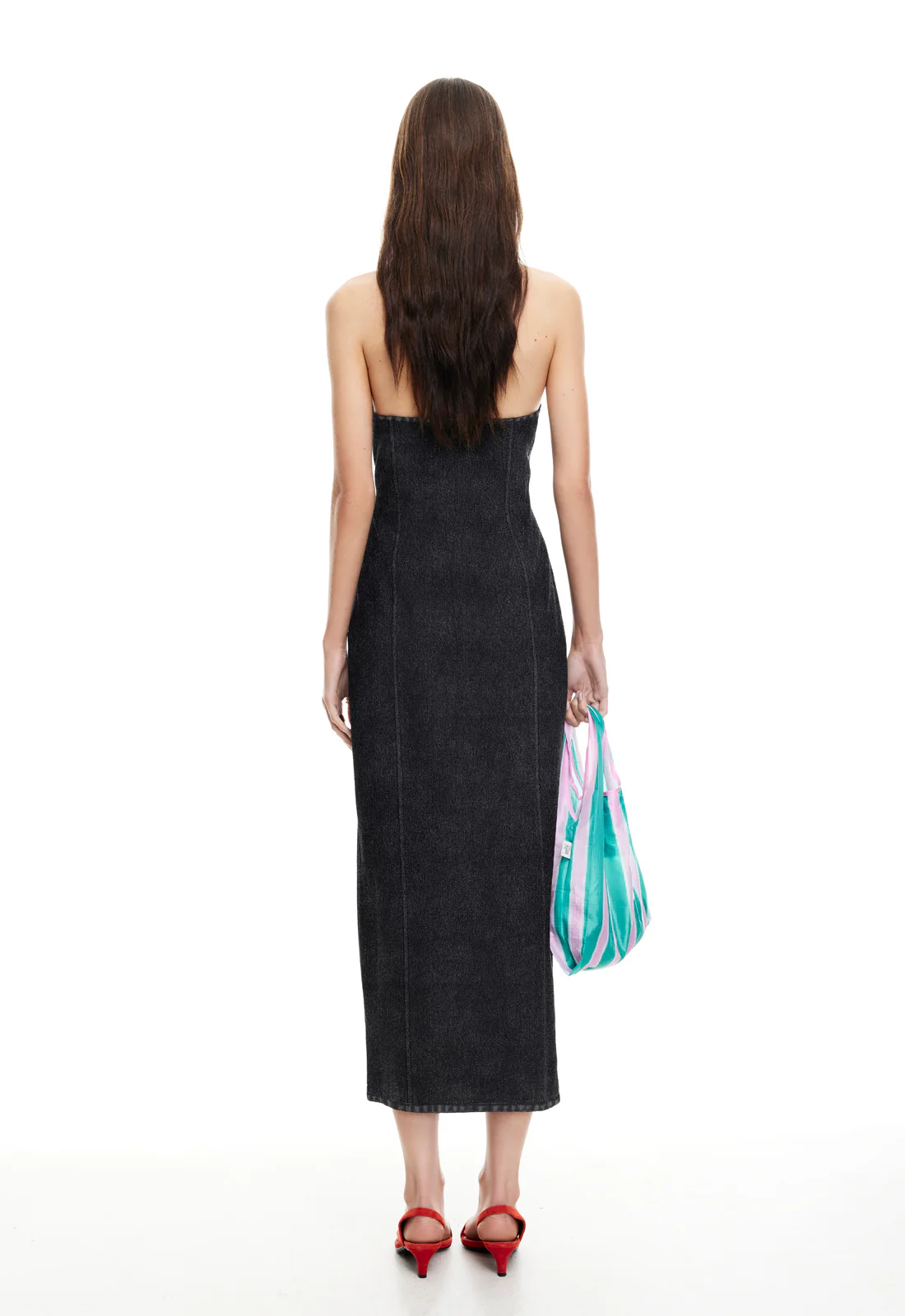 KENNY MAXI DRESS  - WASHED ONYX - Image 4