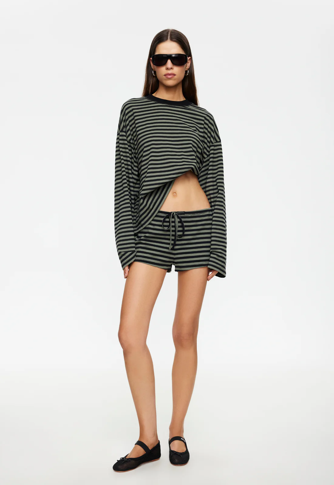KOURT BLOOMERS - FOREST STRIPE