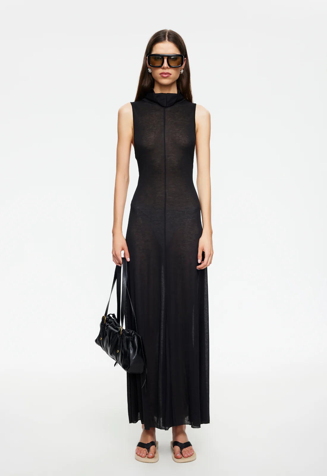 LAST LIGHT MAXI DRESS - ONYX - Image 3