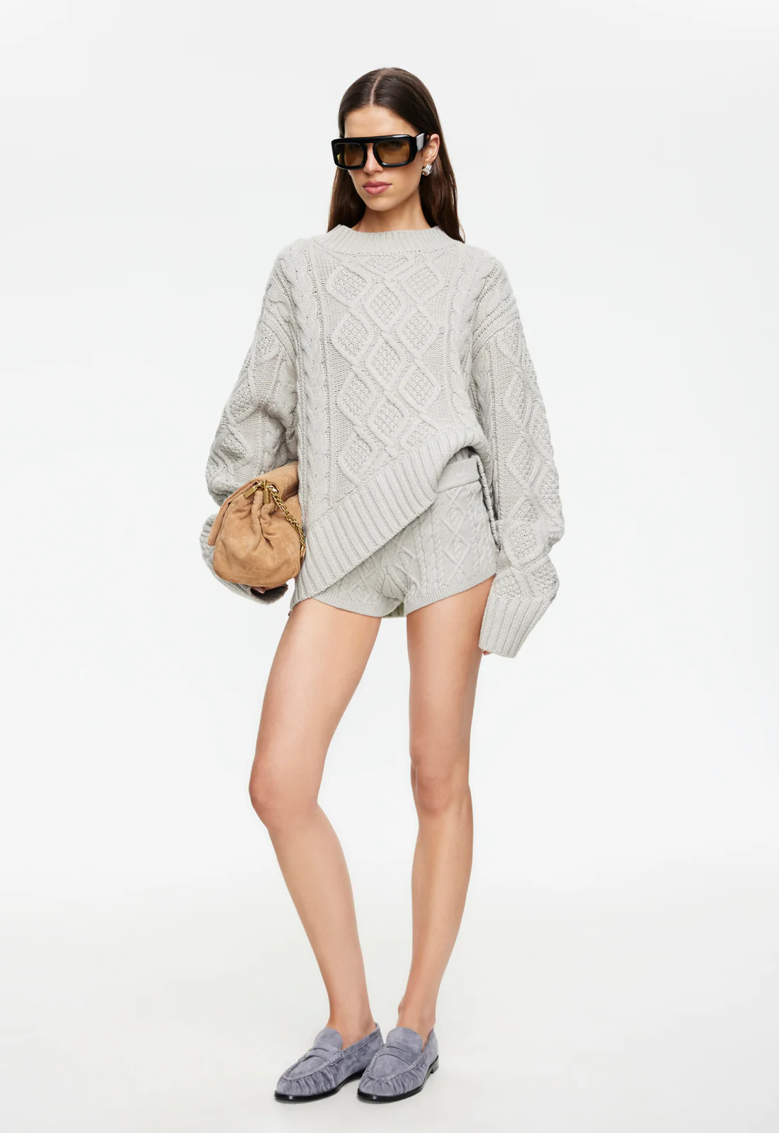 LIAISON CABLE KNIT - ASH - Image 2