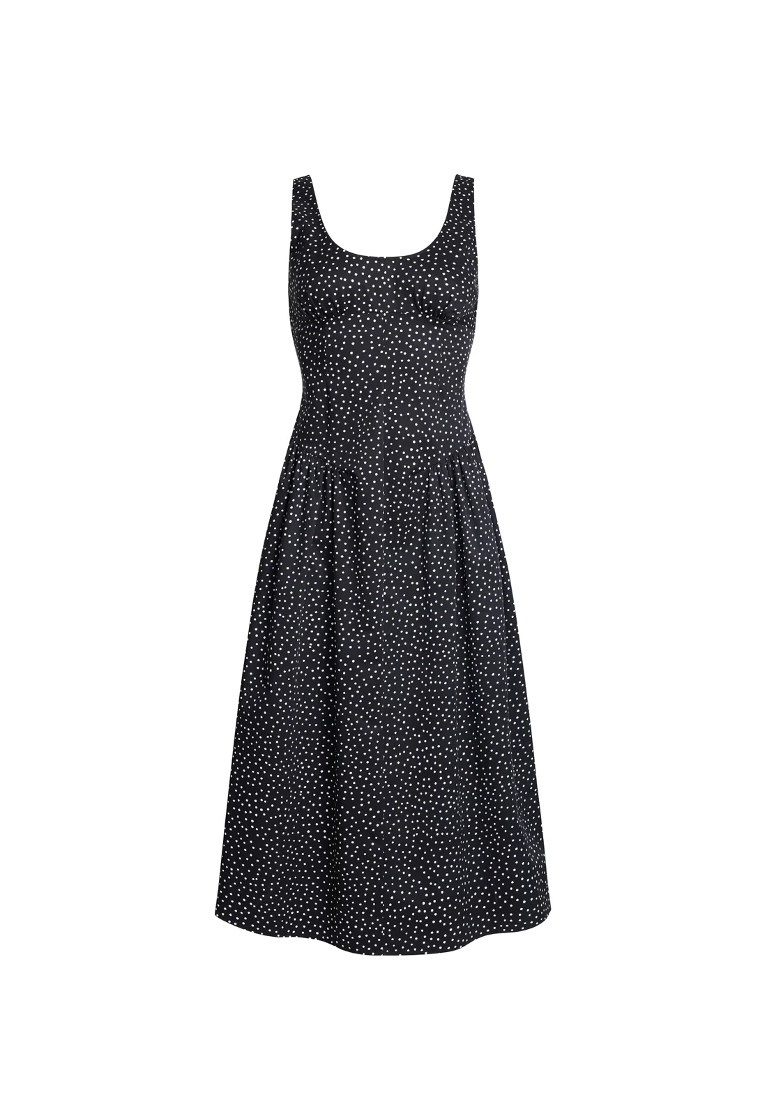 LUNA ROSA MAXI DRESS - NOIR POLKA - Image 5