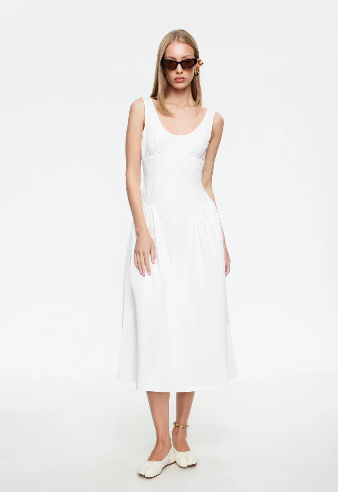 LUNA ROSA MAXI DRESS - PORCELAIN
