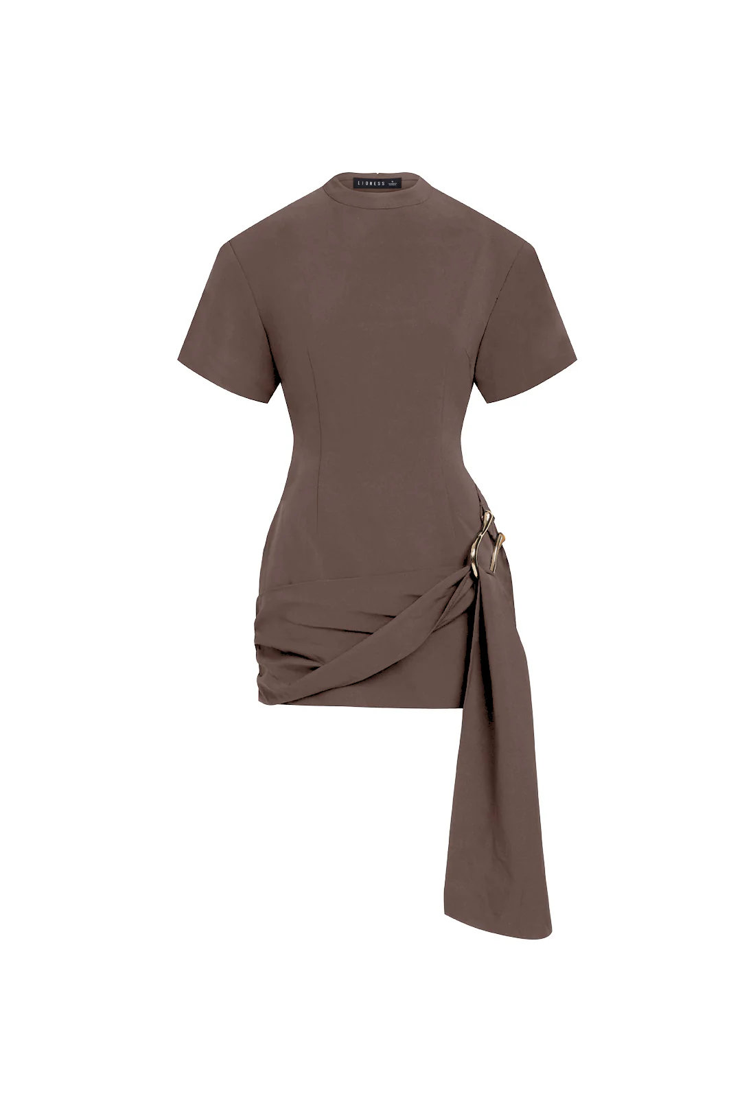 MARTINI MINI DRESS - CHOCOLATE - Image 6