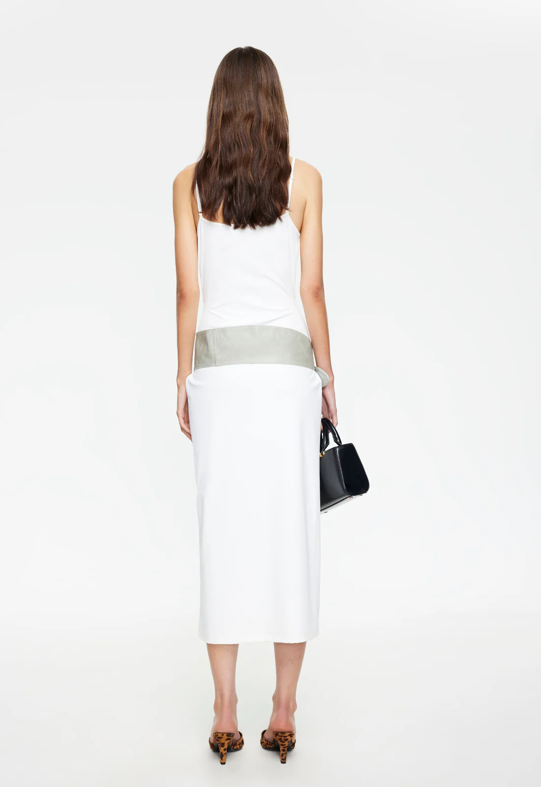 MODERNITA MIDI DRESS - PORCELAIN - Image 4