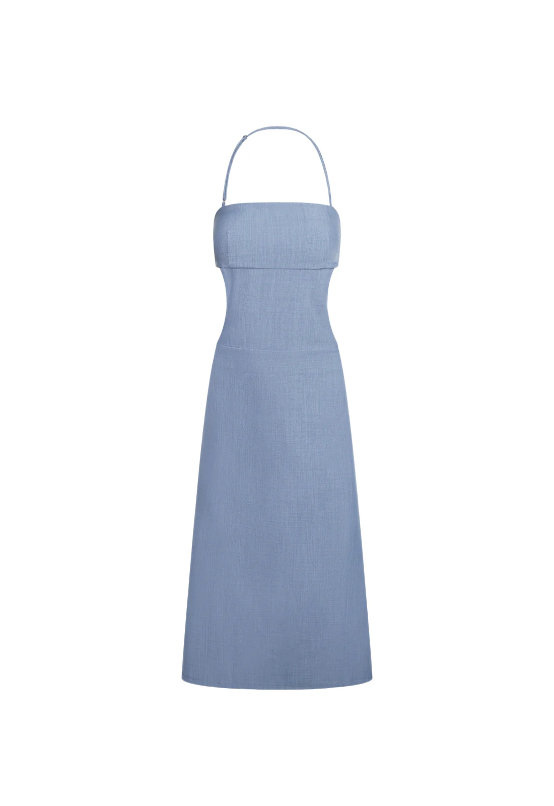 MOONLIT MIDI DRESS - SLATE BLUE - Image 2