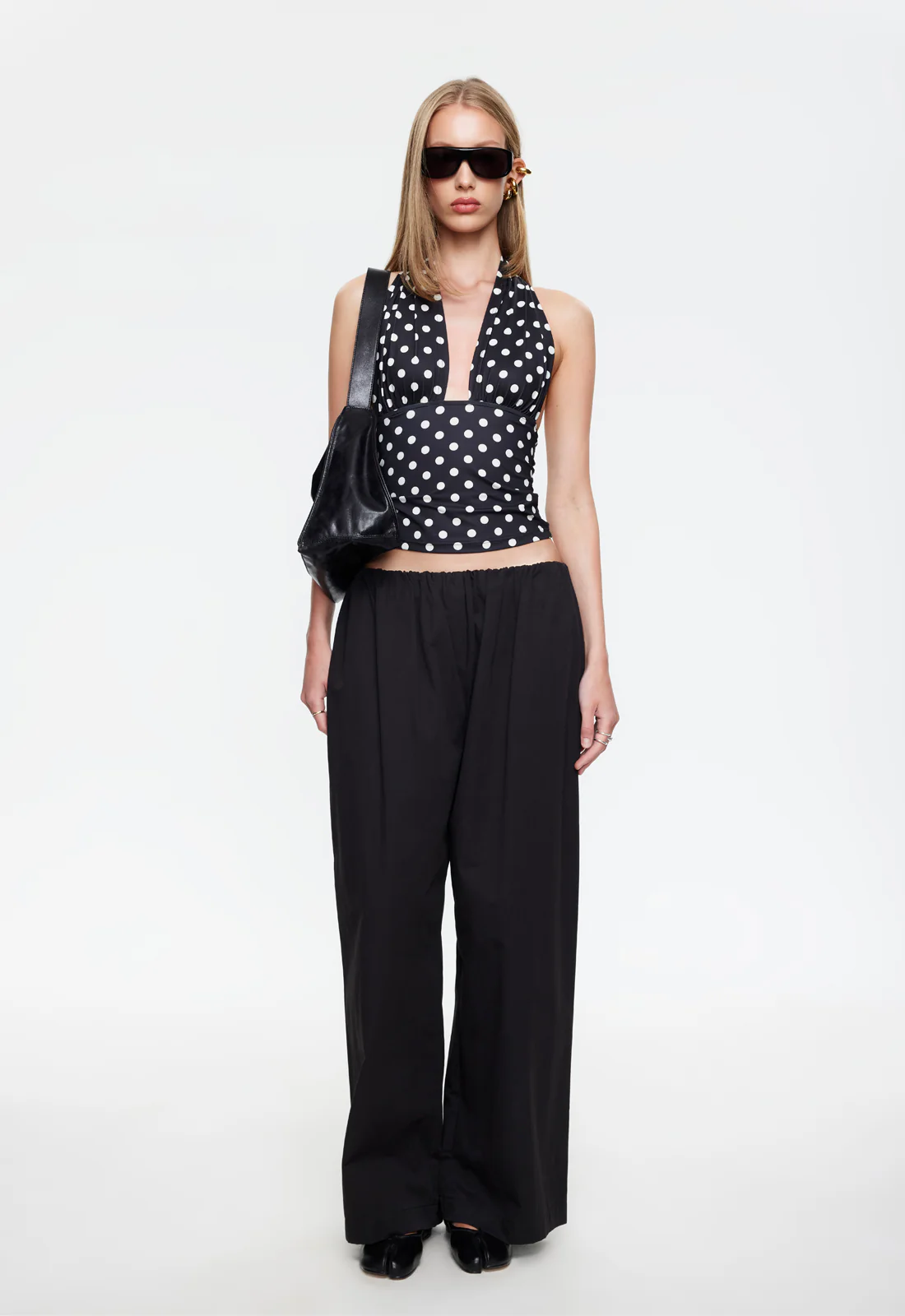 SAFARI HALTER - NOIR POLKA