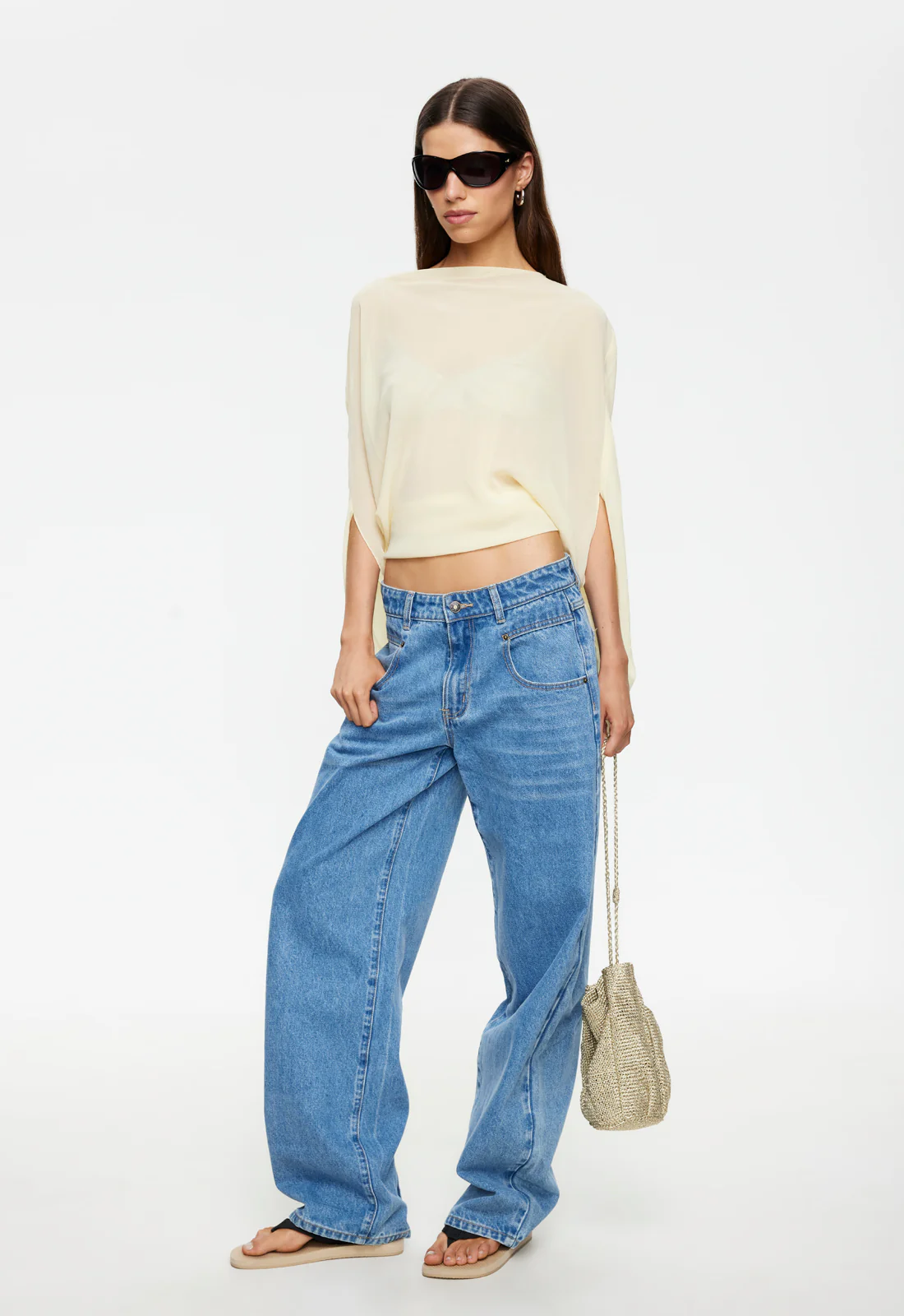 SERENITY JEAN - MID BLUE