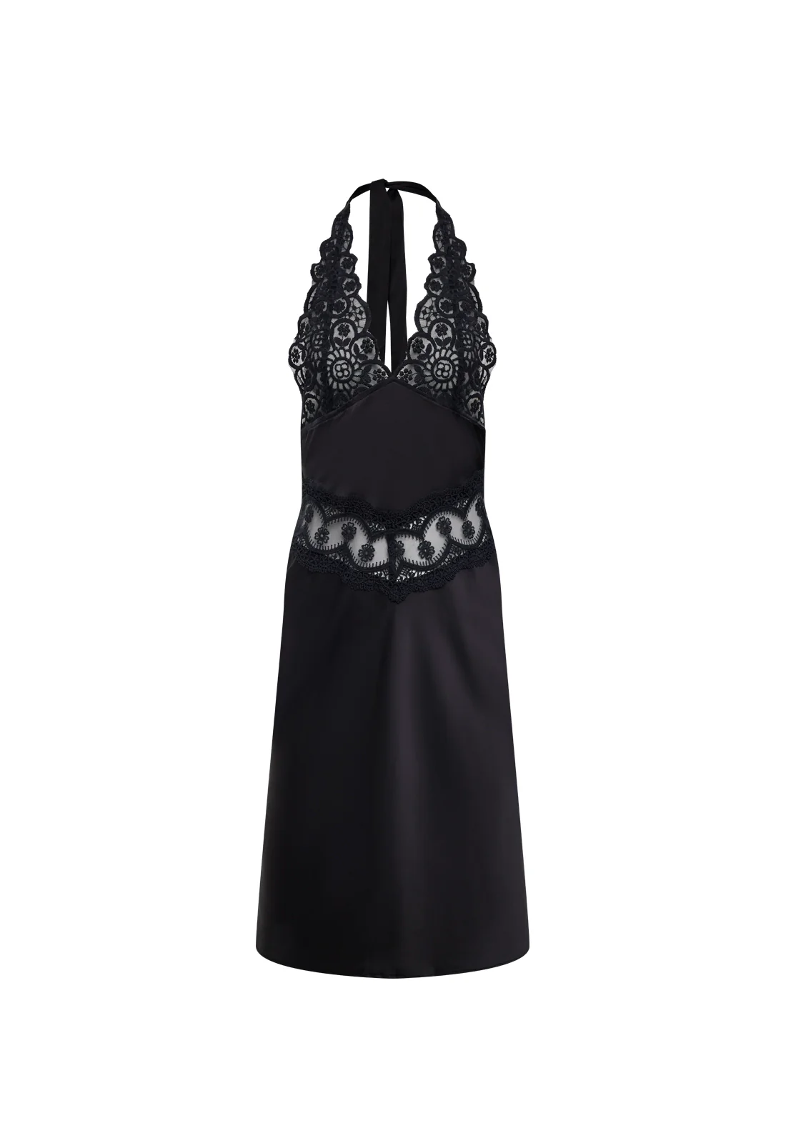 SOLANA MIDI DRESS - ONYX - Image 5