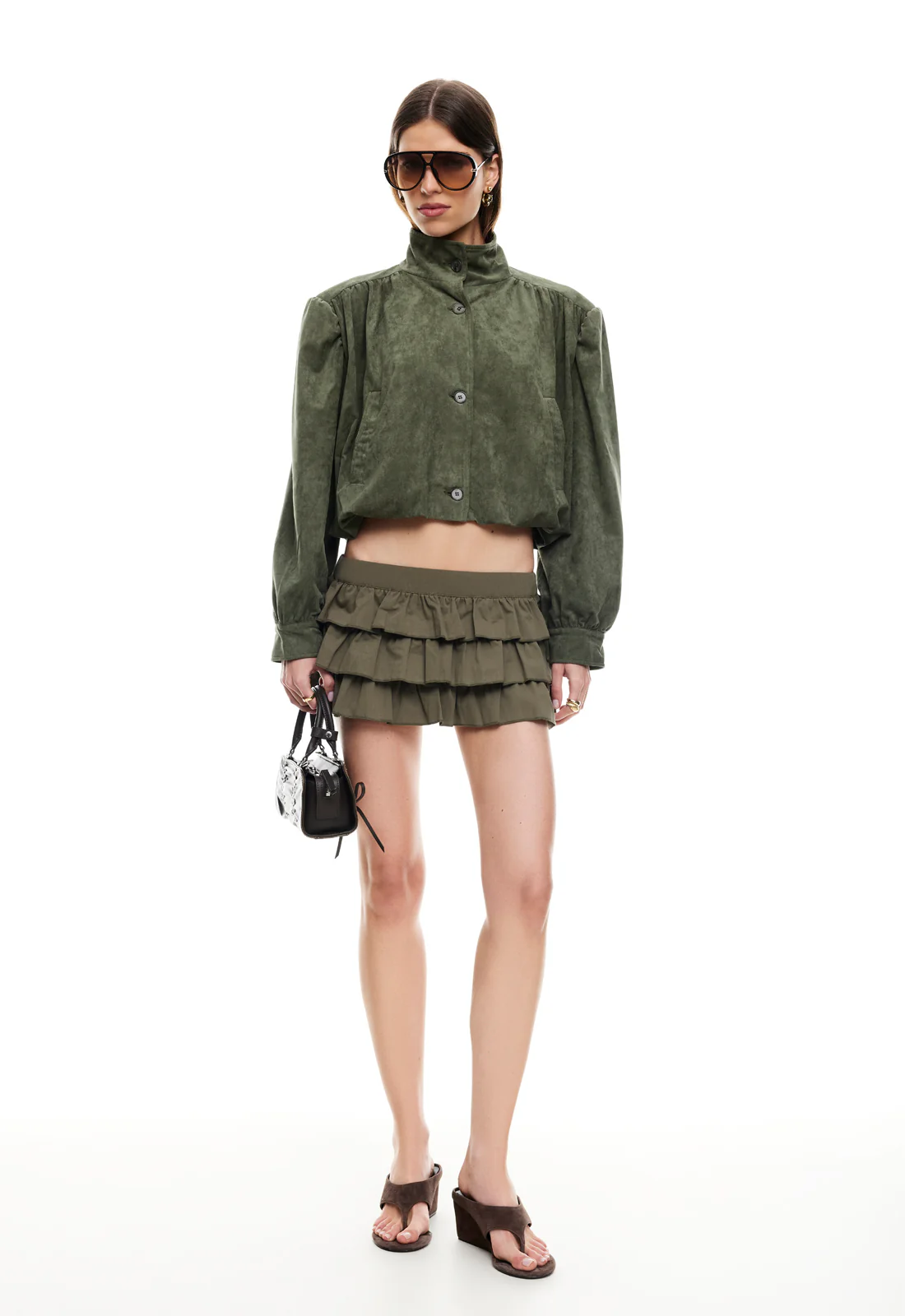 SOLSTICE MINI SKORT - SAFARI