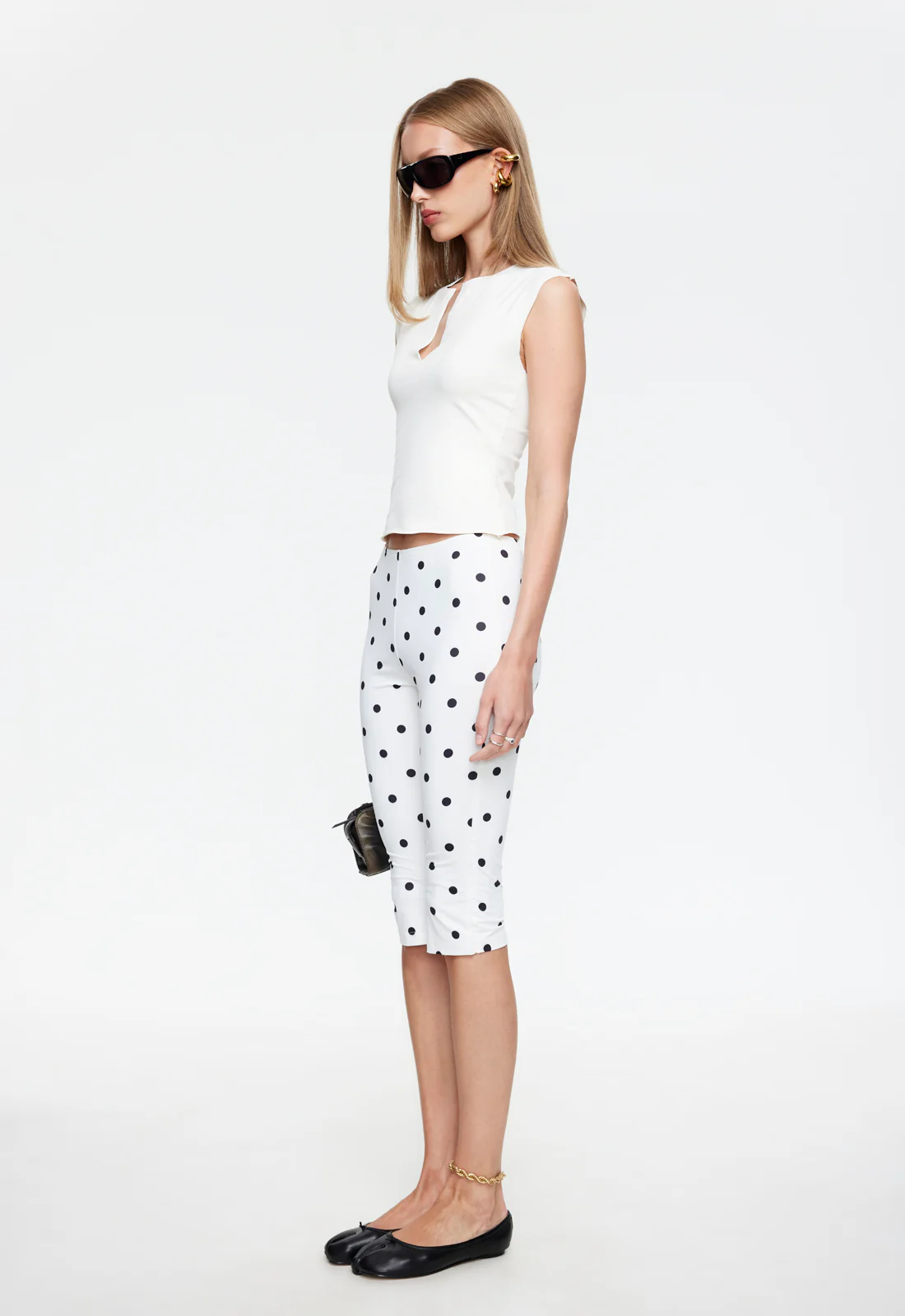 STARLET CAPRI - CREAM POLKA - Image 3