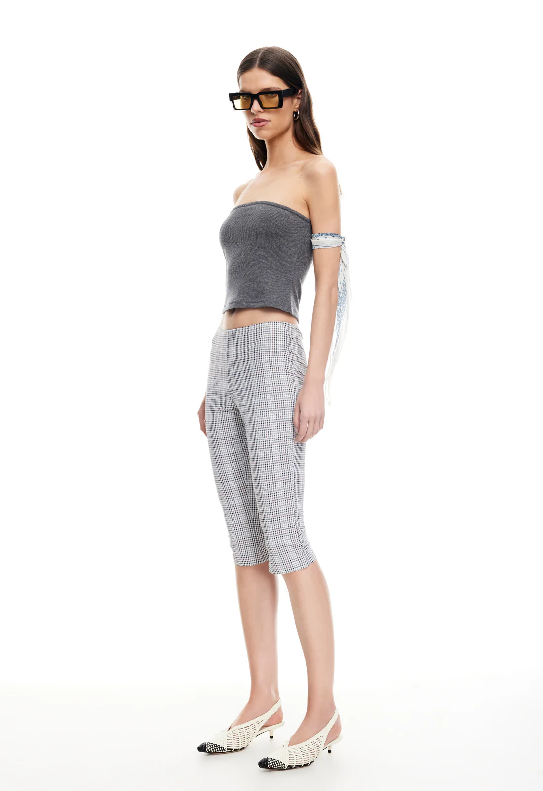 STARLET CAPRI - MOONLIGHT PLAID - Image 5