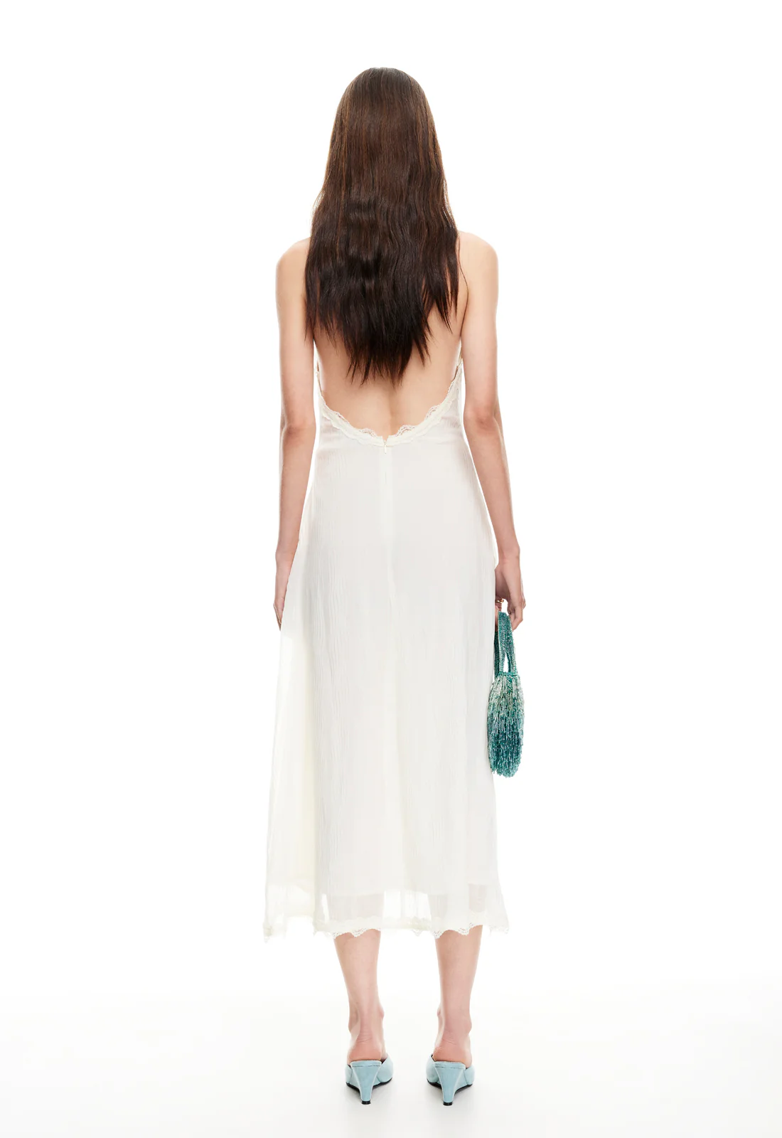 STARS ALIGN MIDI DRESS - CREAM - Image 6