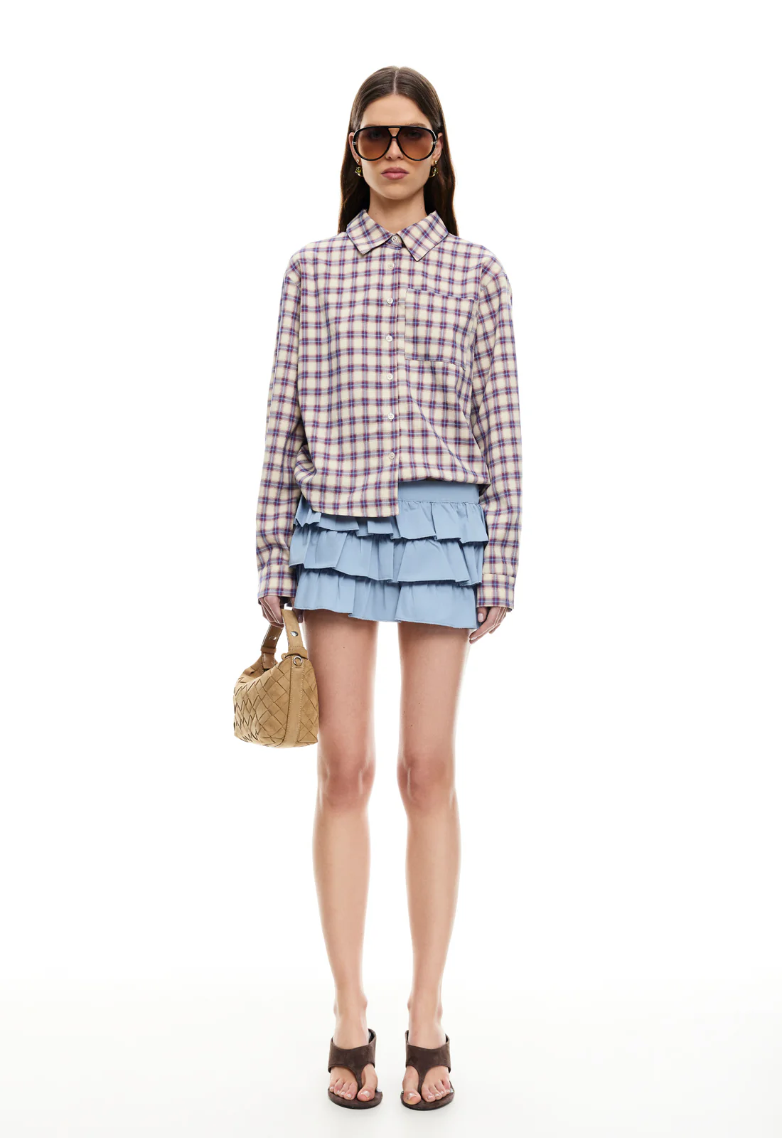 UNTAMED SHIRT - BERRY PLAID - Image 3