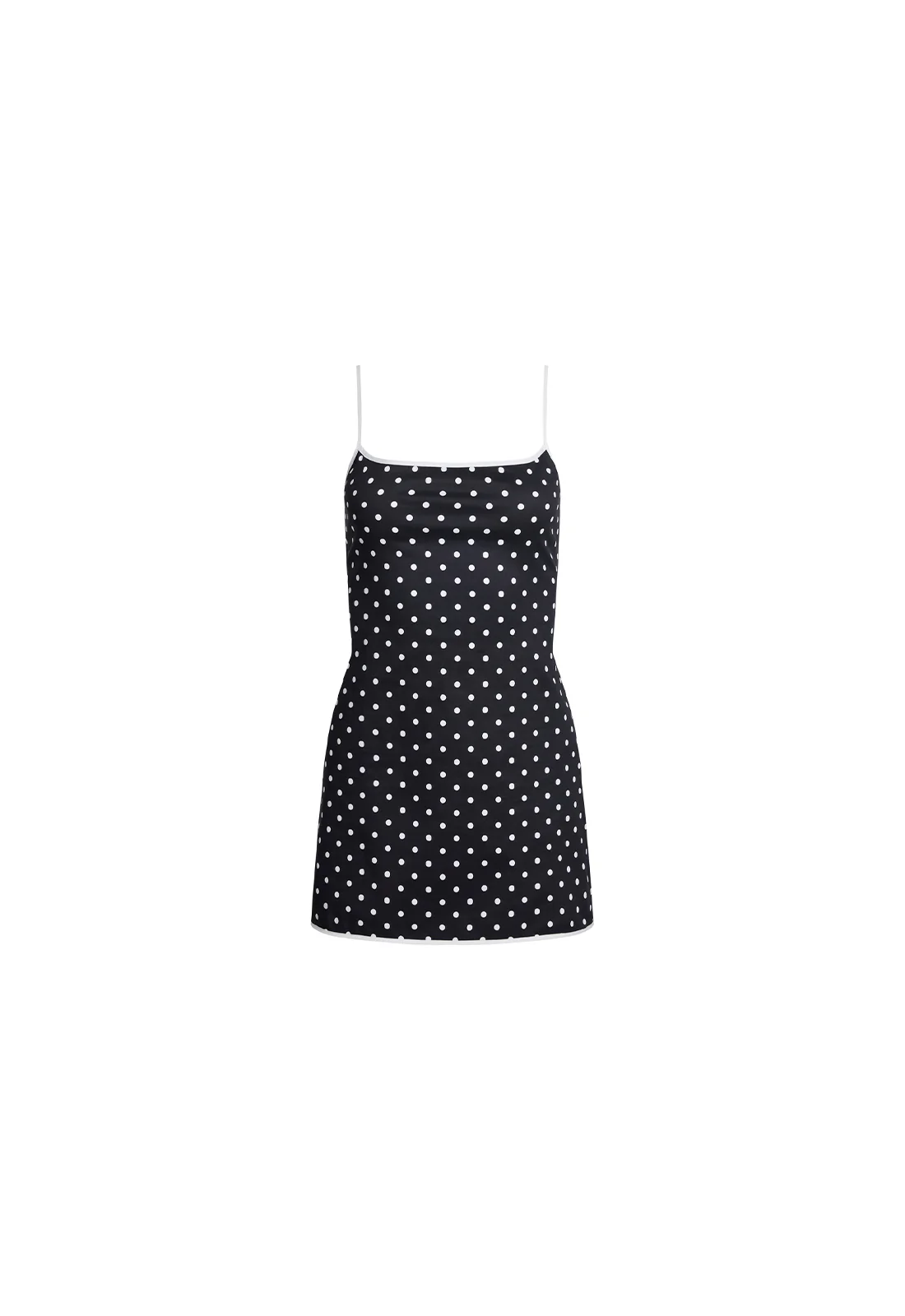 VOYAGE MINI DRESS - NOIR POLKA - Image 5